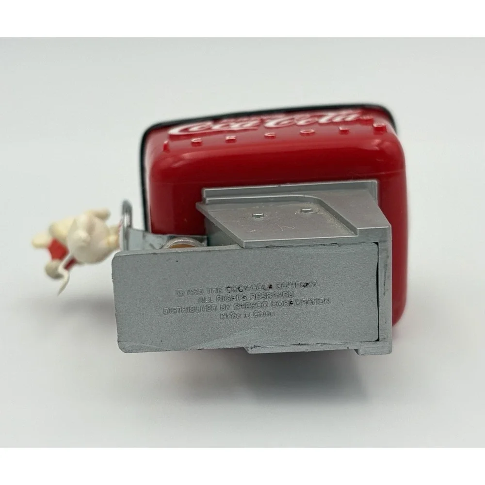 Coca Cola Soda Fountain Dispenser Mice Enesco Christmas Ornament 1990 2nd Issue